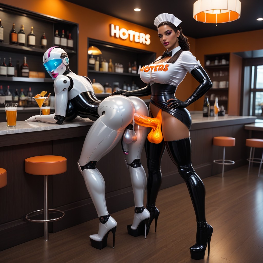 Futa Taller, Guantes De Látex, Transgenres Porno latina IA