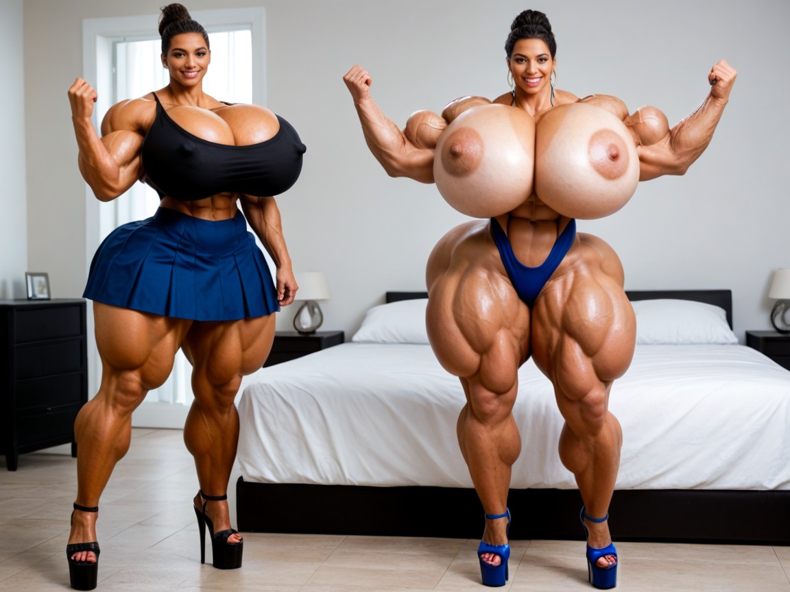 Godlike Muscles, Sein Colossal, Rictus Diabolique Porno IA Latina