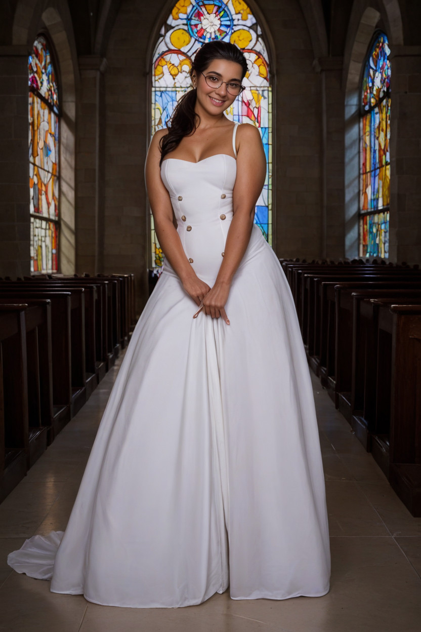Vestido De Boda, 30+, De Pie Porno latina IA